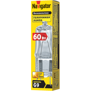 Лампа Navigator 94 216 JCD9 60W clear G9 230V 2000h. Фото 2