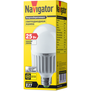 Лампа Navigator 94 338 NLL-T75-25-230-840-E27. Фото 2