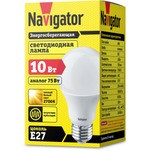Лампа Navigator 94 387 NLL-A60-10-230-2.7K-E27. Фото 2