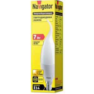 Лампа Navigator 94 495 NLL-FC37-7-230-2.7K-E14-FR. Фото 2