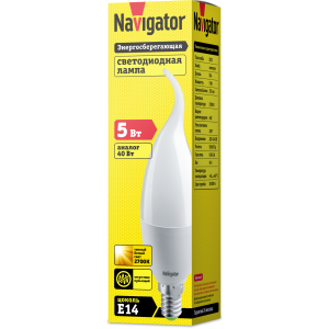 Лампа Navigator 94 496 NLL-P-FC37-5-230-2.7K-E14-FR. Фото 2