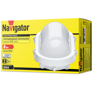 Светильник Navigator 94 828 NBL-O1-8-4K-WH-IP65-LED (аналог НПБ 1401/НПП 1401). Фото 3