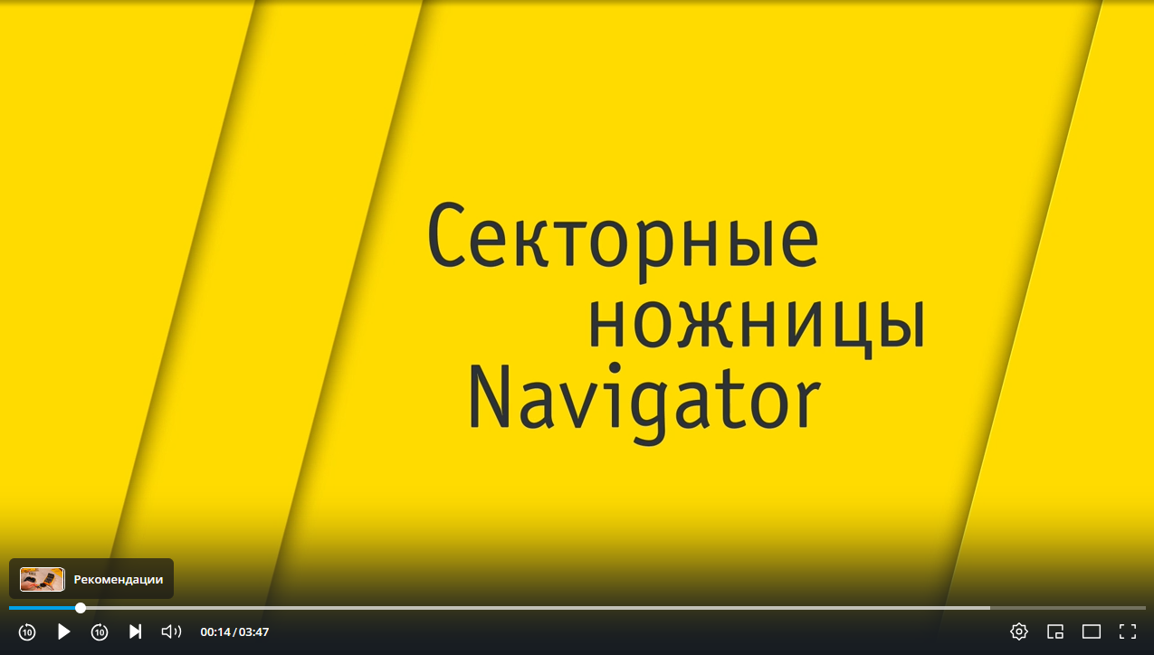 Секторные ножницы NKS-01
